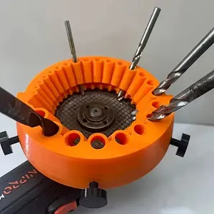 Drill Bit Sharpener, Old Drill Bit Sharpener, Blade Angle Sharpening Drill Bits, 2 to 13 mm Drill Bits Sharpening, 125 mm Sharpener, Made of Plastic, No Electricity Required