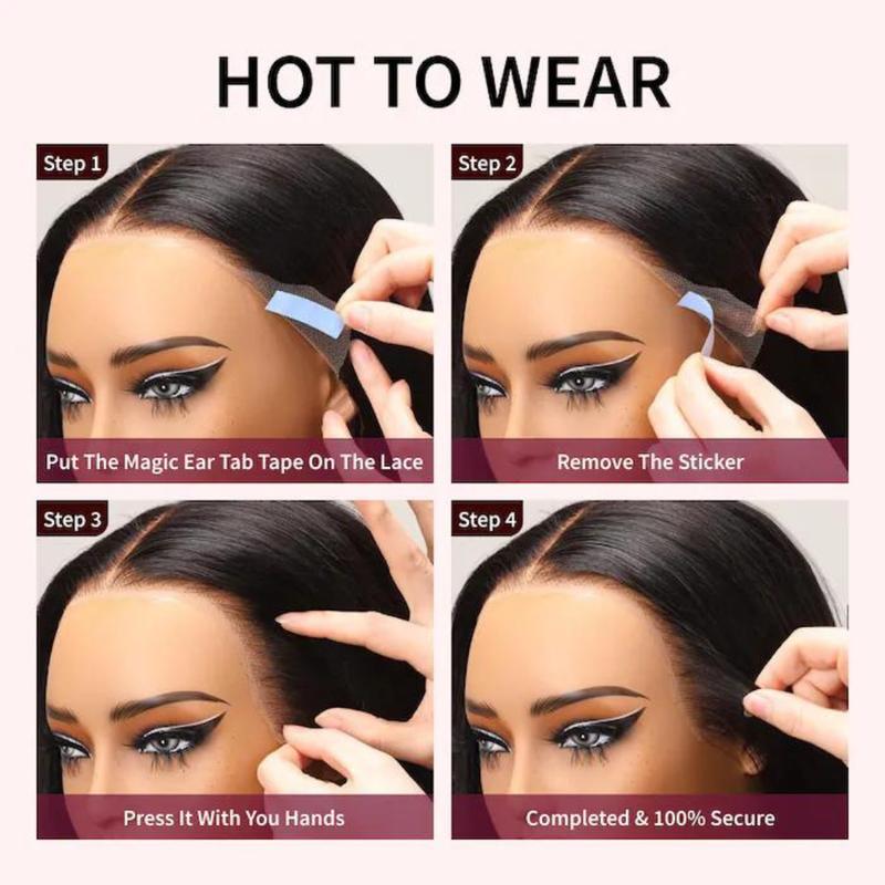 UNice Pre Everything Body Wave Wig with Drawstring Glueless 13x4 HD Lace Frontal Human Hair Wigs with Natural Hairline Easy Install Loose Wave Wig for Women