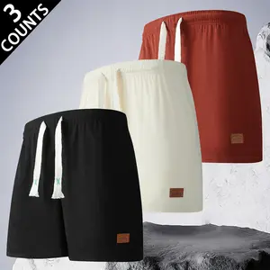 Summer Essential Mens Clothing Lightweight Breathable Shorts With Adjustable Drawstring And Side Pockets Stylish Casual Wear For Travel And Streetwear