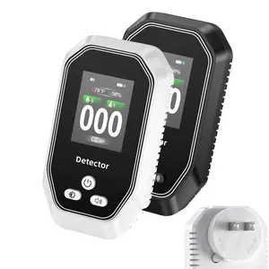5-in-1 Smart Portable Detector with Temperature & Humidity Monitoring, Rechargeable Built-In Battery and Wall Plug, Accurate Sensor & Audio Feedback for Kitchen, Garage, Camping, RVs, Apartments