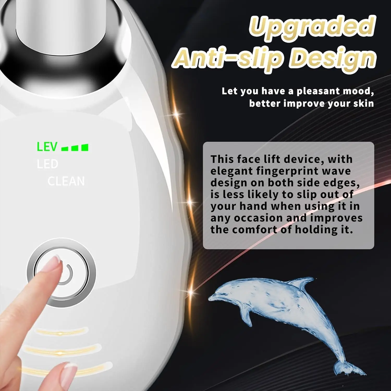 Face and Neck Massager, 7 Colors Face Sculpting ToolFace Lift Device for  Skin Careat-Home Face Tool with Vibration and Thermal (White) - TikTok Shop