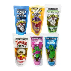 6-Piece PICKLE SET INCLUDING BLUE RAZZ & CHAMOY PICKLE, Rare, pickle, HOT Flavor, Trendy, Bundle, Value