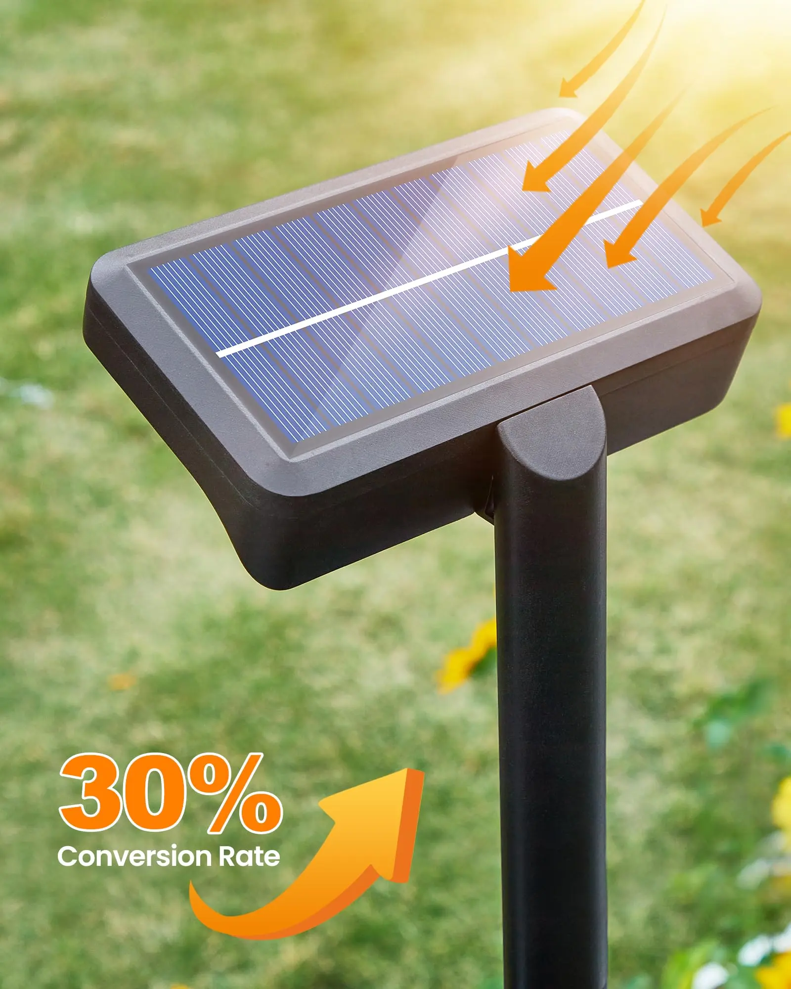 Clip-On Solar Motion Sensor Light – 3 Modes, Solar Or USB Charging, Waterproof, For Fence, Patio, Garden & Camping