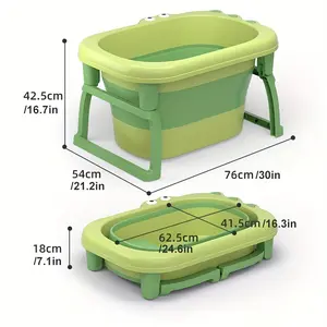 1pc Portable Foldable Dog Bath Tub, PP Material, Quick-Draining Pet Shower Basin, Space-Saving & Easy to Carry, with Ideal for Home & Travel Grooming for Dogs dog bath brush