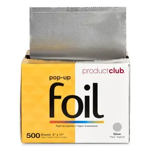 Silver Disposable Hair Foil for Highlight Balayage, 5" x 11", 500-Count Kitchen Cookware Accessory