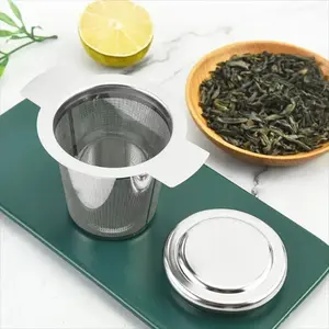 1PC Tea Strainer Stainless Steel Reusable Pot Spice Strainer Leakage Tea Infuser Kitchen Accessories Filter Tea Accessories
