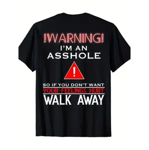 Anti Social Behavior Warning Humorous T Shirt For Adults With Bold Statement