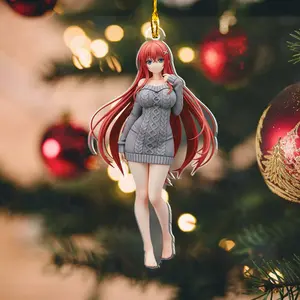 Rias Gremory Anime Acrylic Ornament, High School Character Collectible, Otaku Room Decor, Anime Keychain Gift