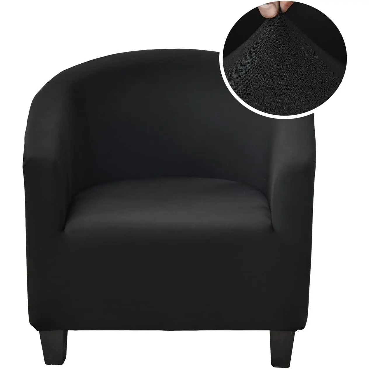 CRFATOP Soft Club Chair Slipcover Stretch Barrel Chair Covers Printed Tub Chair Slipcovers Round Couch Covers Spandex Armchair Sofa Cover Removable Furniture Protector for Living Room,C02 CRFATOP Soft Club Chair Slipcover Stretch Barrel Chair Covers Printed Tub Chair Slipcovers Round Couch Covers Spandex Armchair Sofa Cover Removable Furniture Protector for Living Room,C02