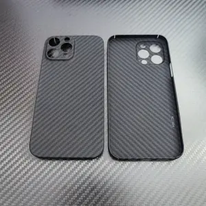 for iPhone 16/15/14/13 Pro Max case Pure Carbon Fiber Fine hole camera Thin  Aramid fiber phone Cover for iPhone 15 pro 13mini