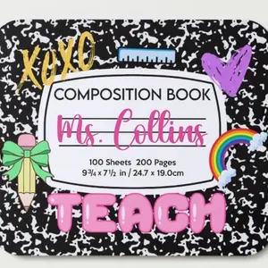 Composition notebook mousepad
