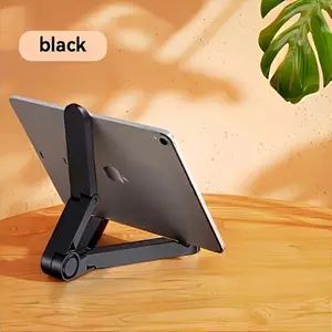 1pc Universal Adjustable Multi-Angle Portable Stand for Ipad, E-Readers, and Smartphones, ABS Material, Waterproof, One-Hand Control, Ideal for Live Streaming, Video Watching, and Online Classes, Tablet Stand Holder
