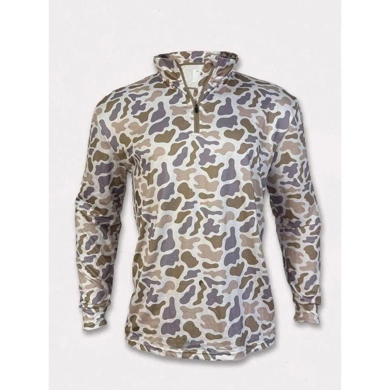 Realtree Camo Zip Long Sleeve Hoodie | Tactical Outdoor Pullover | Hunting & Camping Gear