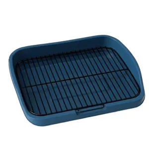 Stainless Steel Pet Dog Toilet for Large and Medium-Sized Dogs, Fixed-Point Defecation Device, Anti-Poop Contamination, Specialized for Poop Cleaning