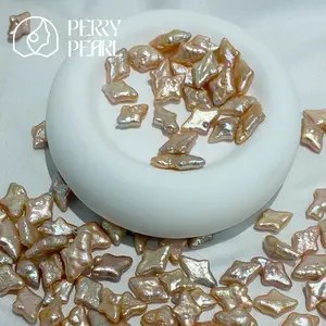 【Comet】-3-4 pieces - Width: 9 - 10 mm, Length: 13 - 15 mm Comet-shaped pearl