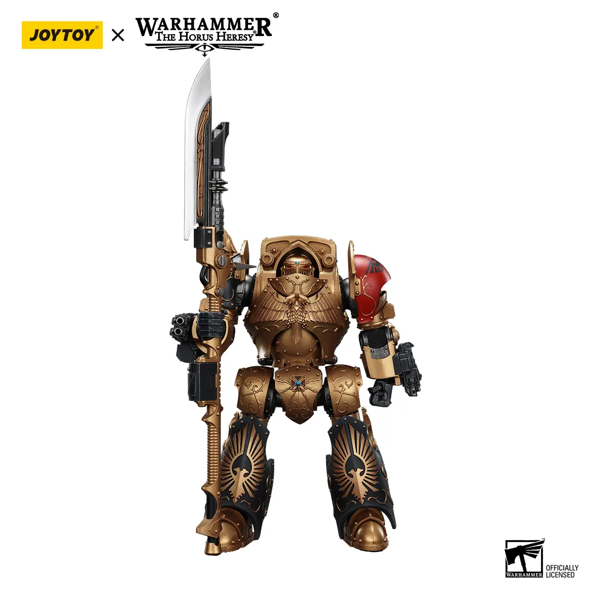 Joytoy 1/18 Articulated Legio Custodes Contemptor-Achillus Dreadnought Action Figurine JT00812 - Collectible Figurines, Upgraded ABS/PVC Plastic, Replacement Components, Moisture-Protected for Heat-Resistant Ventilated Glass Cabinets