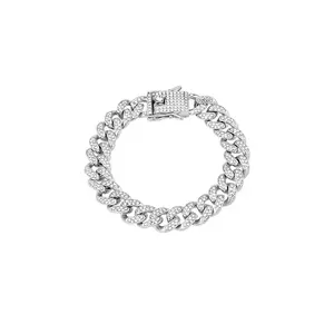 Men's Diamond Cuban Bracelet by HANGOVEER NYC