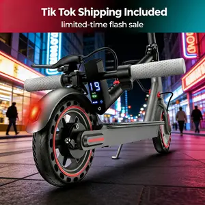 Foldable Electric Scooter B350W 19MPH Top Speed 12 Miles Range 8.5'' Honeycomb Tires Dual Brakes App Control Portable Scooter for Students