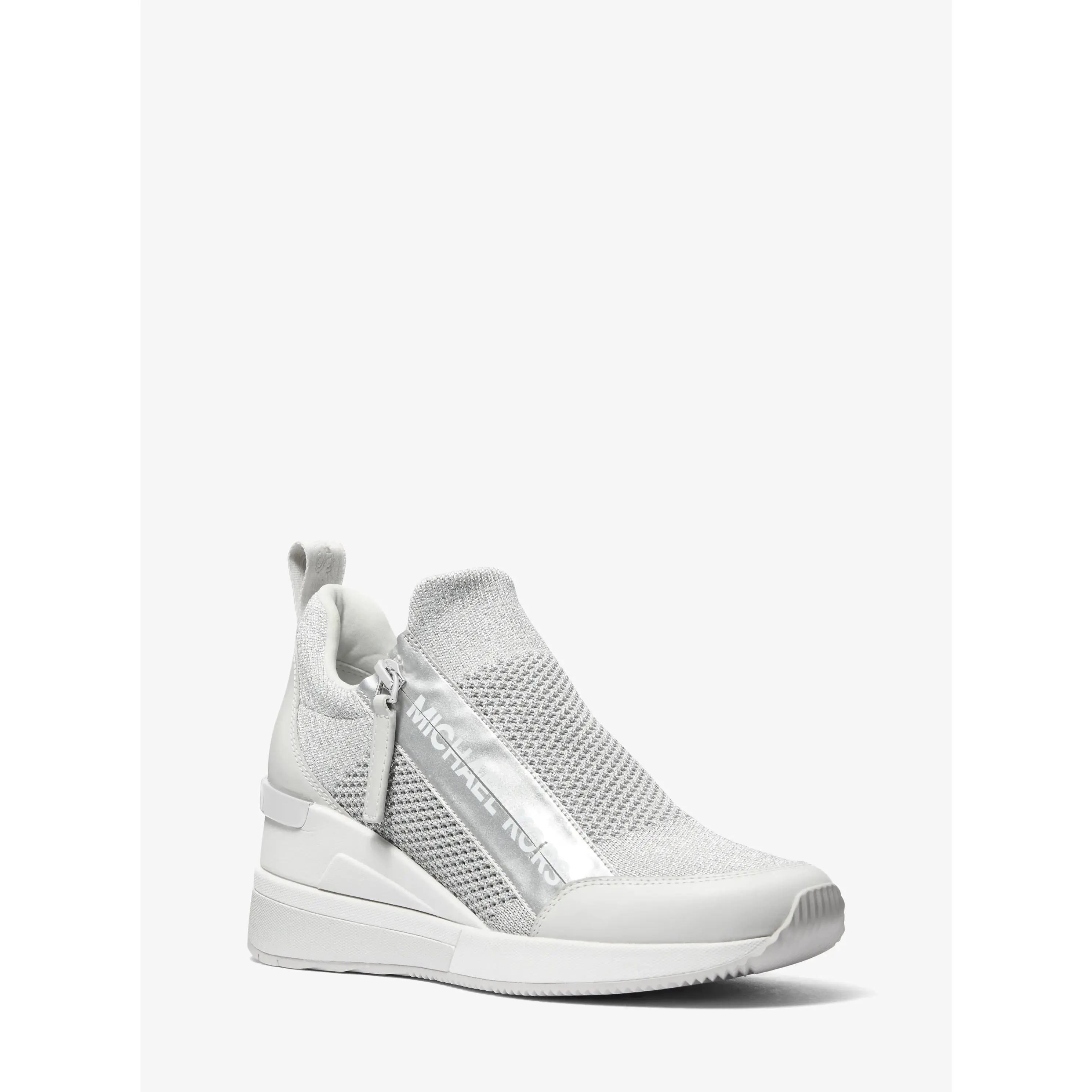 Willis Metallic Stretch Knit Trainer