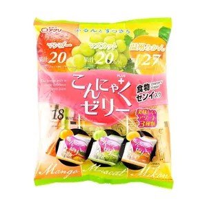 YUKIGUNI AGURI Japanese Konjac Jelly Mixed Fruit Flavors 288g - Mango, Shine Muscat Grape, Citrus