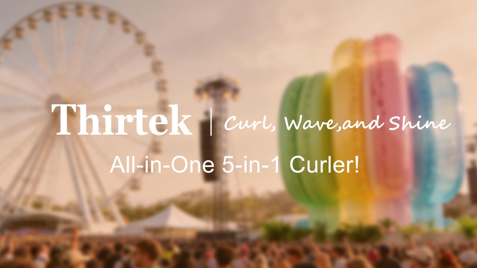 5 in 1 Curling Iron with Interchangeable Ceramic Barrels (0.35"-1.25"), Curling Wand Set with Flat Iron Hair Straightener, Instant Heat Up, Dual Voltage Hair Curler, Gifts for Women