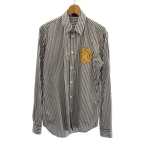 Pre-owned VERSACE Cotton Small Leather Goods Medusa Shirt
