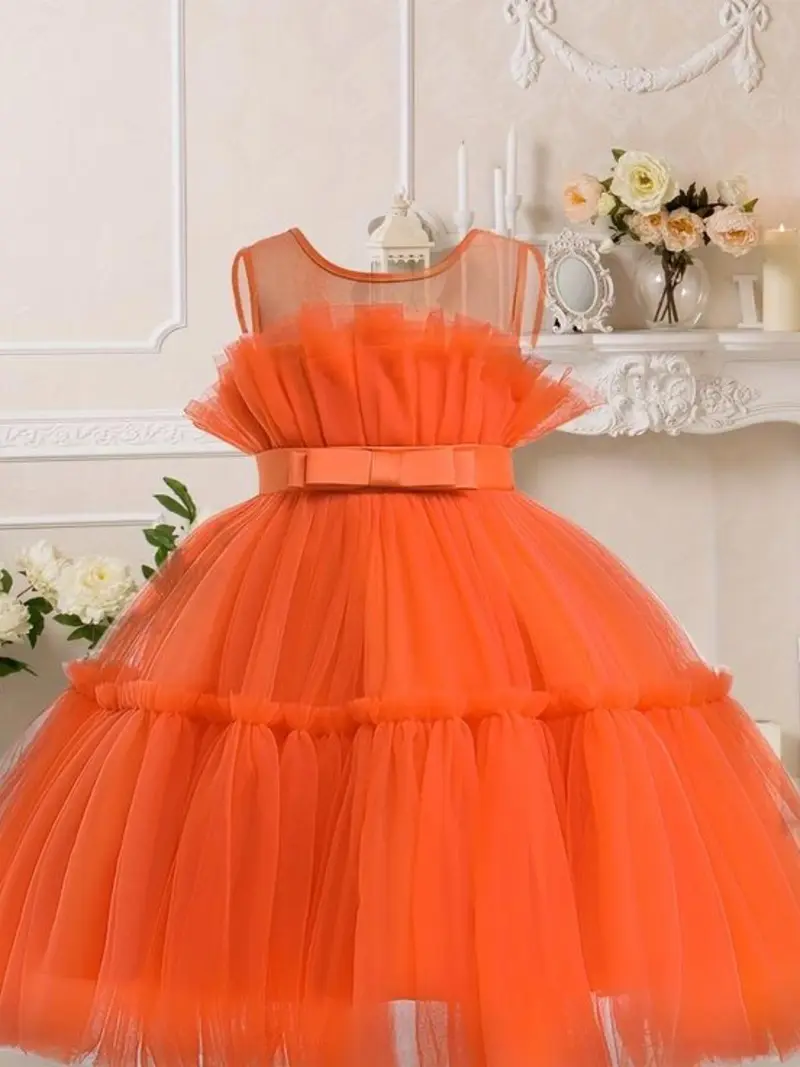 orange dress girl jiya - TikTok Shop