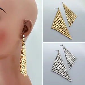 Y2K Mesh Hanging Earrings