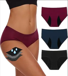 Period Underwear For Women, Leak-Proof Hipster, Brief, Heavy Flow, 3 Pack