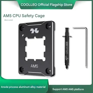 Am5 Locking Bolt Safety Frame, Aluminum Base, Amd Ryzen 5 Series, Intel 1954 Bracket, Lga1851 Anti-Bend Clip