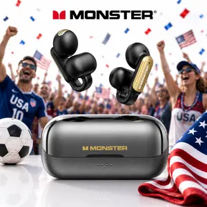 Monster Wireless Headphones BT 6.0, Waterproof Earphones with Noise Reduction for Sports Running, Cycling, Climbing, Driving Audio Electronic Earbuds Wireless  gaming  Cable Headset earphone head  phone Tws Hifi Stereo- SummerWins - DealsForYouDays