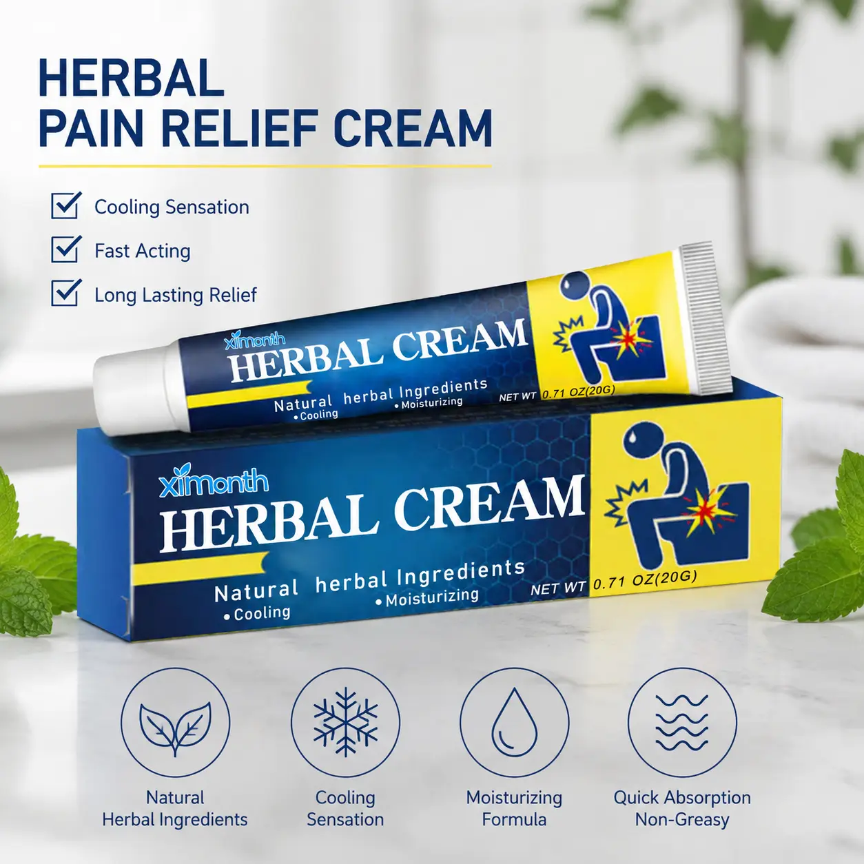 Natural care gel, gentle and non-irritating,suitable for daily use