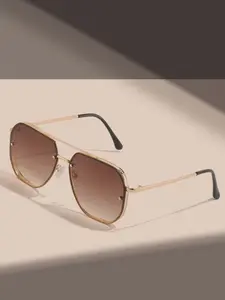 Unisex Fashionable Metal Frame Glasses, Trendy Casual Glasses for Travel Use, Fashion Accessories for Outdoor Activities, Trendy Casual Aviator Glasses, Fashion Eyewear, Trending Glasses