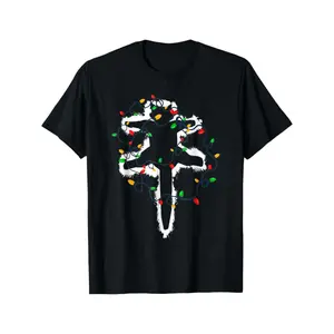 Men'S Funny Christmas Vacation Movie T-Shirt - National Lampoon'S Classic Film Tee with Christmas Lights Design - Soft Breathable Shirt for Holiday Parties & Casual Attire - Funny Gift for National Lampoon Fans - Regular Fit Round Neck Casual Top -