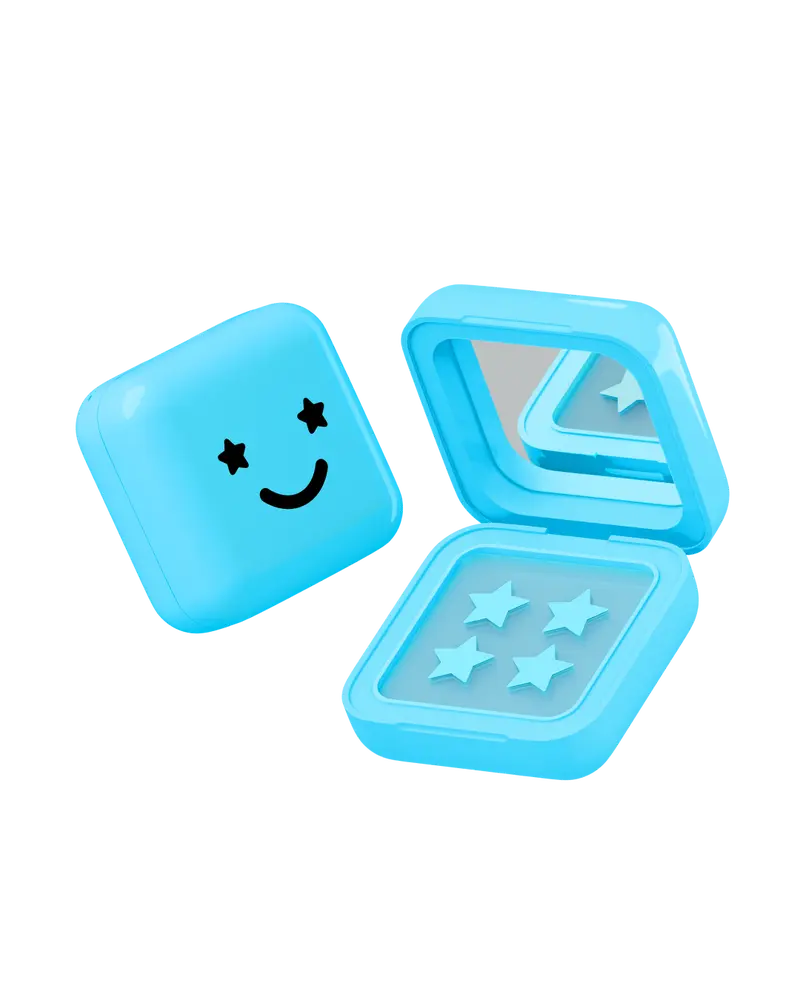 Starface Hydro-Star️ + Salicylic Acid Patches + Big Blue Compact, 32 ct Acne Spot Treatment Blemish Relief Care