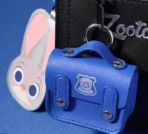 Disney Judy's Police Life Series Mini Earphone Case - Cute Bluetooth Earphone Case – Portable Storage, Judy Nick Movie Merchandise, a Perfect Christmas Gift for Boys and Girls