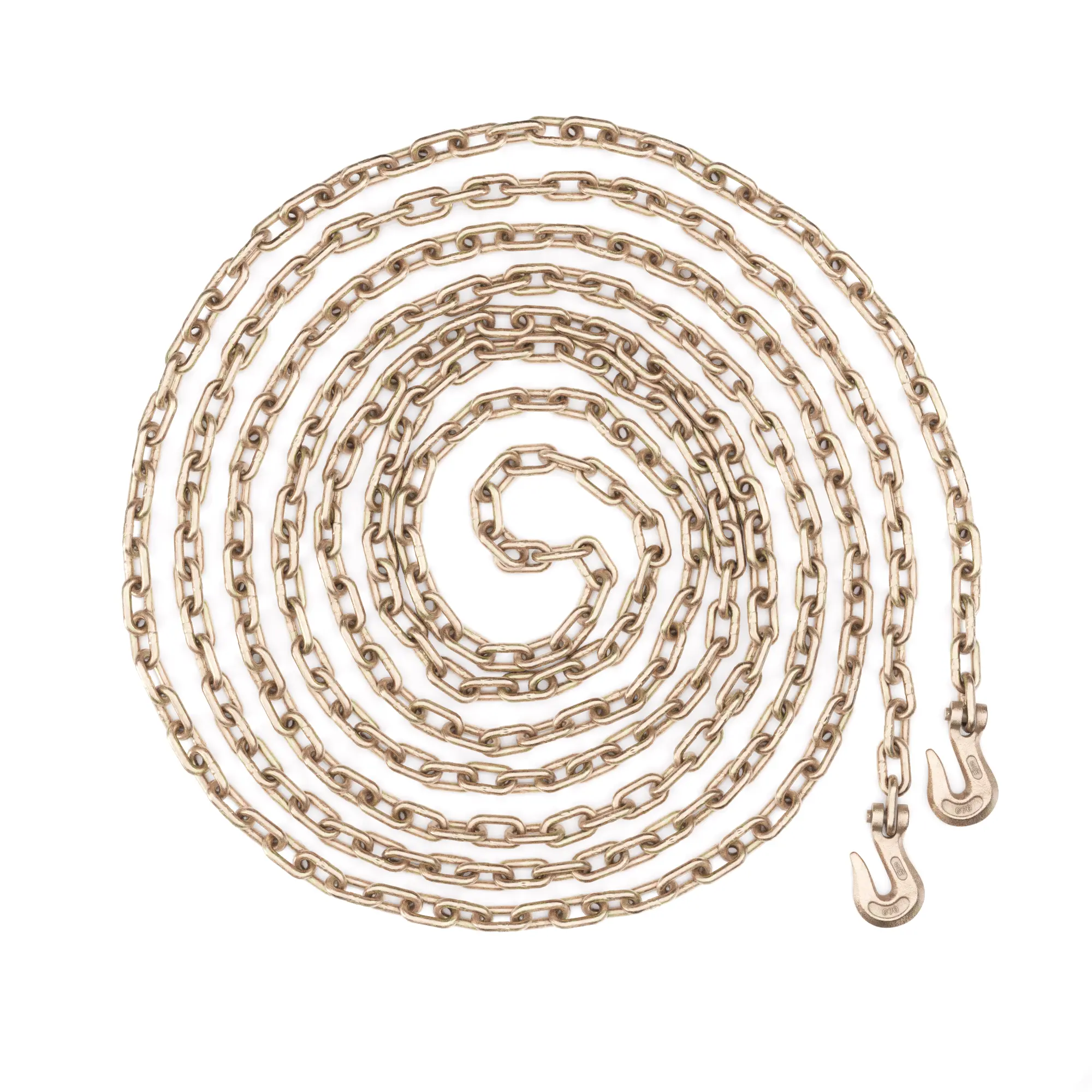 5/16 inch Grade 70 Transport Chain with Grab Hooks