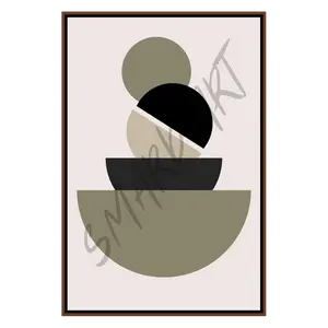 Equilibrium 3.0   Smard Black Wall Art Print/ Canvas for Home /Office Decor - Smard Black Wall Art Print/ Canvas for Home /Office Decor