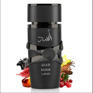 Lattafa Asad Elixir Eau de Parfum – Intense Spicy Amber Fragrance, 100 ml Spray