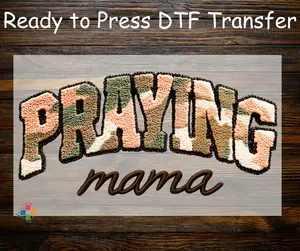 Yarn Camo Praying Mama