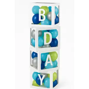 Modern Birthday Balloon Display Boxes