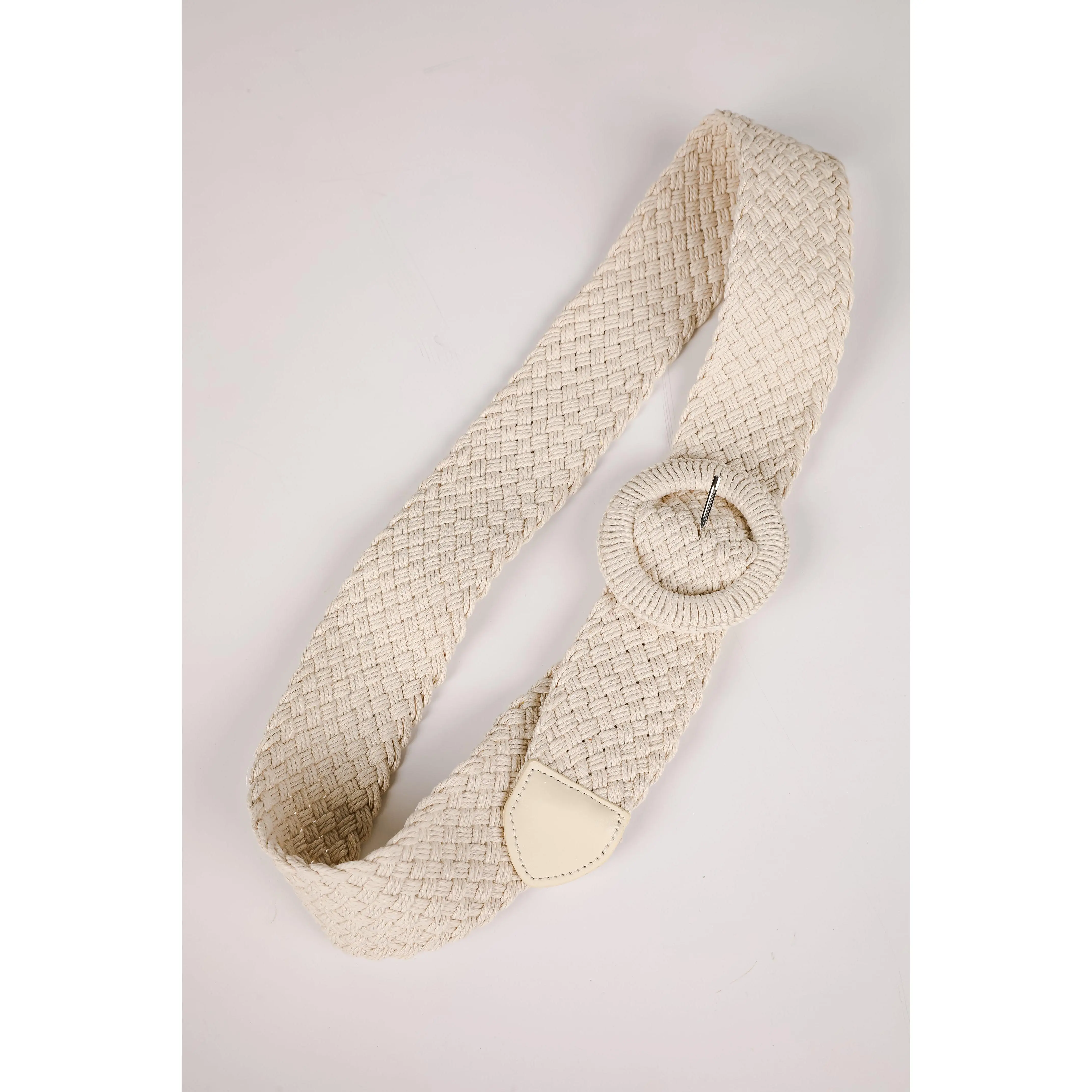 Keep It Together Ivory Straw Belt