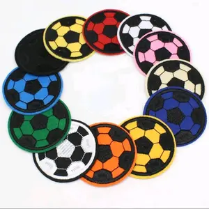 Futbol Soccer Embroidered Iron-on Patches 12 Pieces Set