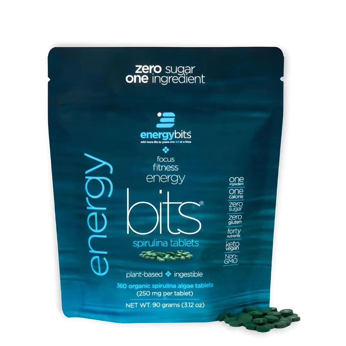 Spirulina Algae Tablets: High Protein, 40+ Vitamins & Minerals, Detox, health Supplement: 360 Count Healthcare Edible Dietary Fitness