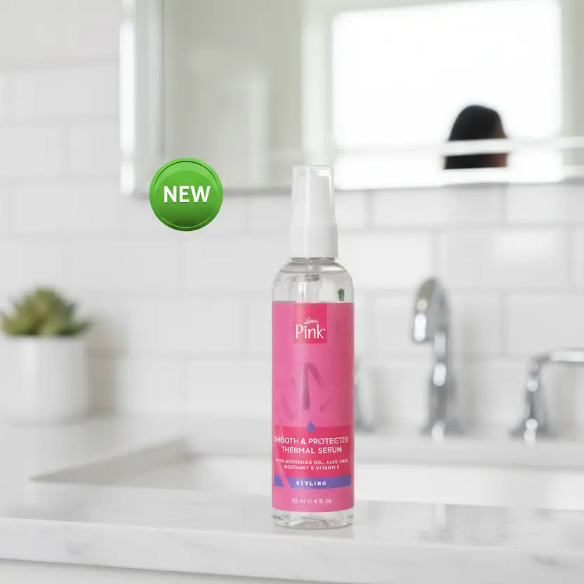 Pink Smooth and Protected Thermal Serum