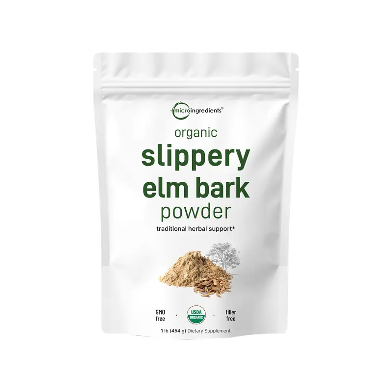 Micro Ingredients Organic Slippery Elm Bark Powder 1lb