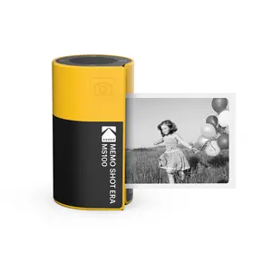 KODAK Memo Shot ERA Instant Digital Camera and Photo Label Printer, White (Camera with 1 Roll One-Touch Label Cartridge)