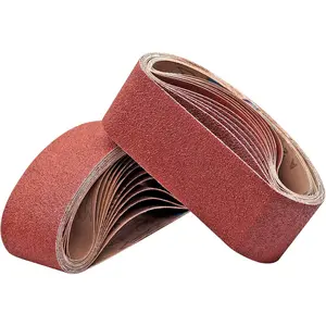 24 Pack 3 x 21-Inch Sanding Belts for Belt Sander 3x21,6 Each of 40 80 120 240 Grits  Oxide Abrasive Sandpaper, 3x21 Inch Sander Belts