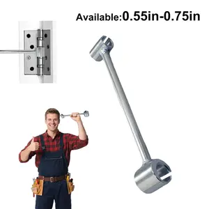 Heavy-Duty Double-Ended Door Hinge Adjustment Tool Set – Includes Wrench for Precise Hinge Gap Adjustment on 14-19mm Hinges. Professionally Engineered for Alignment & Repair of Fire Doors, Cleanroom Doors & Commercial Entryways