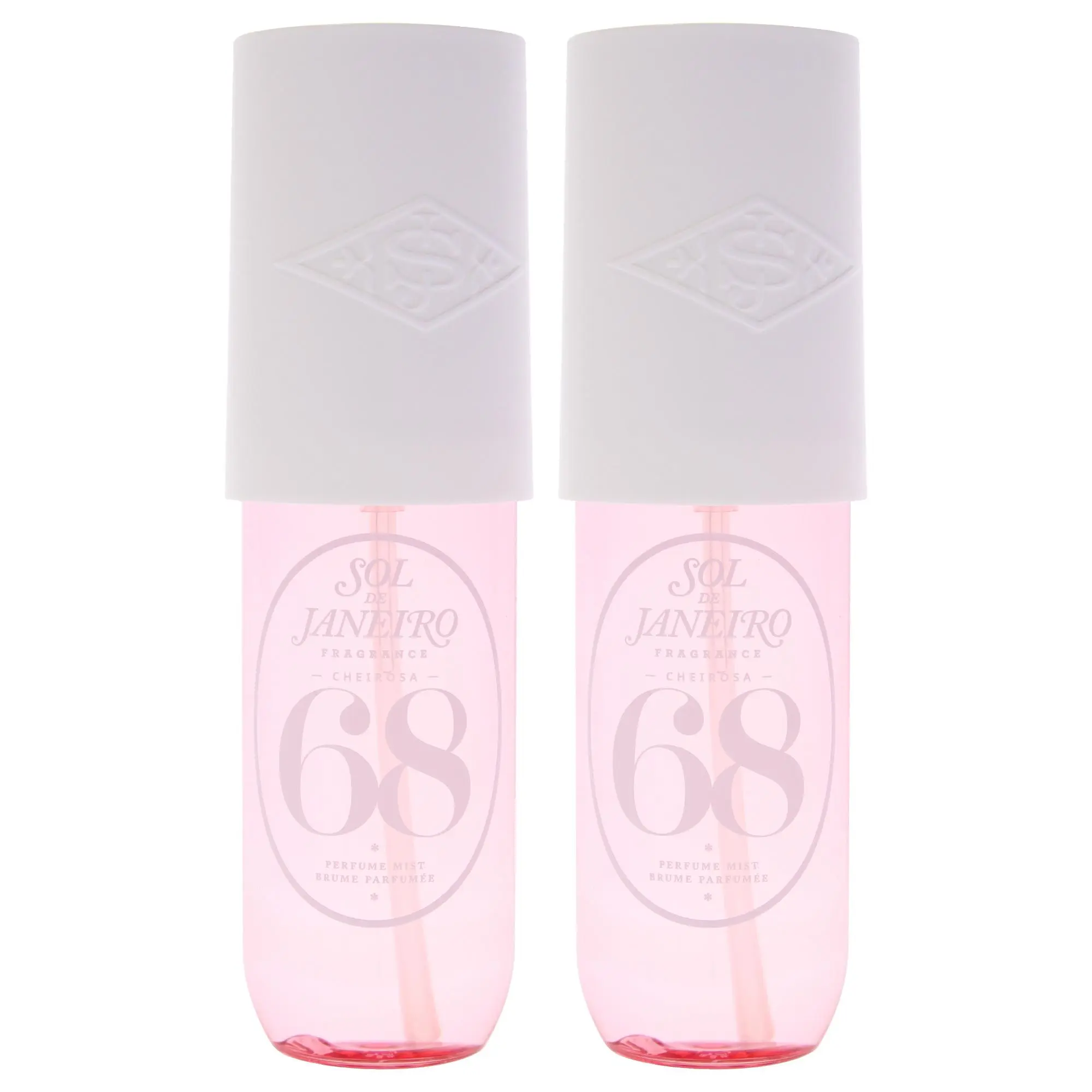 Brazilian Crush Cheirosa 68 - Brazilian Jasmin and Pink DragonFruit by Sol de Janeiro for Women - 3 oz Perfume Mist - Pack of 2